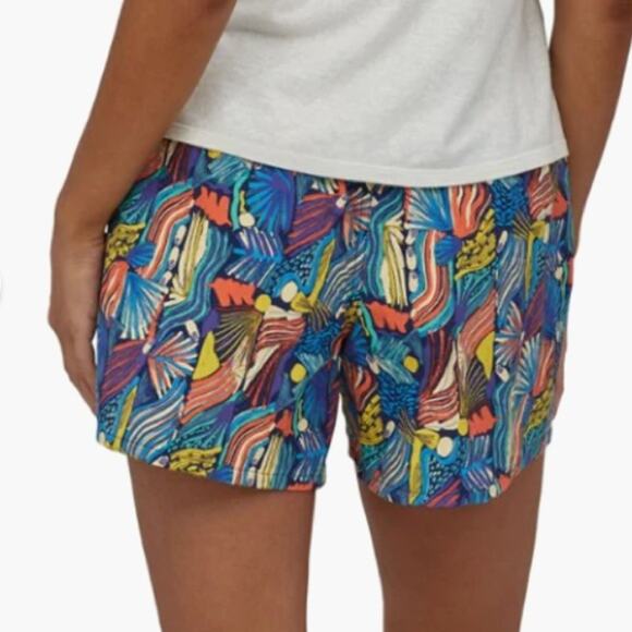 Patagonia NWTS Baggies 5 Inch Inseam Shorts Joy Pitch Blue size XS - Picture 2 of 9